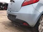 Stoßfänger hinten Stoßstange Heckstoßstange 3 türer hellblau Mazda 2 DE