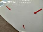 Seat Leon III 5F Tür hinten rechts Fondtür LS9R Gletscherweiss Rohbau Autotür
