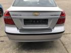 Chevrolet Aveo T250 Stoßfänger hinten Heckschürze 4 türer Limousine silber