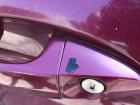 Ford Fiesta JA8 Tür vorn links Fahrertür im Rohbau 5 türer Hot Magenta