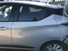 Nissan Micra K14 Tür hinten rechts Fondtür im Rohbau KNV Warm Silver Met