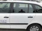 Skoda Fabia 2 5J Tür hinten links Fondtür im Rohbau Kombi LF9E weiss 06 bis 14