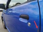 Daihatsu Cuore 251 Fahrertür Tür Autotür Rohbautür vorn links B51 Blue Perl Text