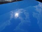 Seat Ibiza 6J Motorhaube Haube Klappe Deckel Bonnet vorn blau Hagelschaden