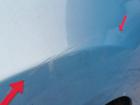 Ford KA RU8 Kotflügel Fender Seitenwand vorn links Scuba Blau Kratzer