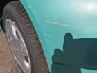 Toyota Yaris XP10 Stossstange Stossfänger Bumper vorn 764 Light Aqua Met bis 03