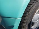 Toyota Yaris XP10 Stossstange Stossfänger Bumper hinten 764 Light Aqua Met 3-Türig