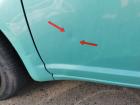 Toyota Yaris XP10 Fahrertür Tür Autotür vorn links 3T 764 Light Aqua Japan Delle