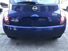 Nissan Micra K12 Stoßfänger hinten Heckschürze BW6 Dark Blue Perl Kratzer
