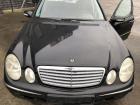Mercedes W211 S211 E Klasse Motorhaube Bonnet beschädigt ohne Grill schwarz