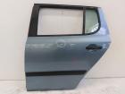 Skoda Fabia 5J Tür hinten links Fondtür 5-türer 2006-2014 LF5X grau Delle Skoda Fabia 5J Tür hinten links Fondtür 5-türer 2006-2014 LF5X grau Delle