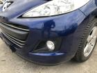 Peugeot 207SW Stoßfänger vorn Nebelscheinwerfer Frontschürze Frontstoßstange komplett blau