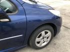 Peugeot 207SW Kotflügel vorn rechts Beifahrerseite Fender komplett Montebello blau