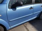 Citroen C3 Typ F Tür vorne links Fahrertür Rohbau KMY Lucia Blau Metallic