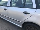 Skoda Fabia 6Y Tür hinten links Fondtür Kombi Delle flach LF7T Diamant Silber Skoda Fabia 6Y Tür hinten links Fondtür Kombi Delle flach LF7T Diamant Silber