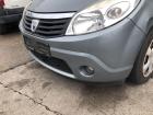 Dacia Sandero BS0 Stoßfänger vorn Frontschürze mit Nebelscheinwerfer Ternz blau