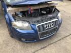 Audi A3 8P ab05 Stoßfänger vorn Frontschürze mit Nebel Singleframe LZ5C blau