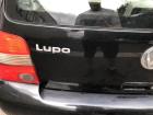 VW Lupo 6X Heckklappe mit Scheibe Heckdeckel Kofferklappe L041 Brillantschwarz