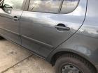Skoda Fabia 5J Tür hinten links Fondtür im Rohbau LF8J Antracit Grey 5-türig Skoda Fabia 5J Tür hinten links Fondtür im Rohbau LF8J Antracit Grey 5-türig