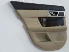 Jaguar XF X250 Türverkleidung hinten links Leder beige Türpappe Innenverkleidung