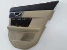 Jaguar XF X250 Türverkleidung hinten rechts Leder beige Türpappe Verkleidung