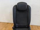 VW Sharan 7N Einzelsitz Sitz hinten Mitte zweite Reihe Leder Alcantara schwarz