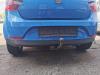 Seat Ibiza 6J Stossstange Stossfänger Bumper hinten blau Ausschnitt Anhängerkupplung unten