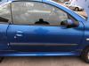 Peugeot 206CC Typ 2D Tür vorn rechts Beifahrertür im Rohbau KMF Poseidon Blau