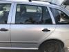 Skoda Fabia 6Y Tür hinten links Fondtür Kombi Delle flach LF7T Diamant Silber