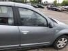 Dacia Sandero BS0 Tür vorn rechts Beifahrertür im Rohbau Ternz blau Dellen