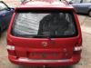 Mazda Demio DW Heckklappe mit Heckscheibe Heckdeckel Kofferklappe rot Delle